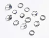 Bandringar Slytherin Stone Ring Set för kvinnor odefinierade chunky ringar för tonårsflickor Bagues Gothic Boho smycken sätter fingertillbehör AA230306