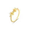20% off all items 2023 New Luxury High Quality Fashion Jewelry for Double Star Female Irregular Simple Copper Plated 18K Gold Open Ring Handpiece