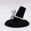 Коллекция моды 2023 Новые роскошные высококачественные модные украшения для кроликов и женщин -серебро для любителей кольца пары ветра кольцо