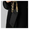 Cell Phone Straps Charms Luxury Crossbody Lanyard Necklace Leather Bracelet Chain case for 13 11 12 14 Pro Max X 7 8 plus Cover Strap