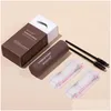 Eyebrow Enhancers Ibcccndc Stamp Enhancer Luxury Makeup Eyeliner Tattoo Contouring Eye Brow Powder Brown Color Soft Styling Cream St Dhjh8