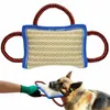 Jouets pour chiens à mâcher, petit entraînement Durable, morsure, oreiller en lin, chiot interactif, animal de compagnie avec 3 poignées, 230307