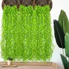 Decorative Flowers Simulation Wicker Plastic Flower Wall Hanging Basket Home Decoration Indoor And Outdoor Plants Winding Garden