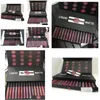 Lipstick 16 Cores /Definir Líquido Lip Gloss Beauty Make Up à prova d'água Longa Lipgloss Trophy Wife Vixen Drop Drop Health Dh8iU