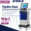 14 em 1 Máquina multifuncional de microdermoabrasão Skin Spa Máquina de Dermoabrasão Hydra DermoBrasion Cuidado Instrumento de beleza Rejuvenescimento
