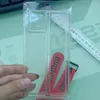 Present Wrap Clear PVC Inget tryckt tomt fällbart blisterpaketlåda för Apple Watch Band Strap Display Retail Dustät förpackningslådor 300 st