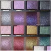 Eyeshadow Paletw Makeup Bomb Profissional de Bomba de Bomba de Glitter 10Color SHIMER