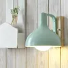 Wall Lamps Nordic Mini Children Lamp Green Light Balcony Indoor Sconce E27 Entrance Garden Courtyard Lighting El Led Arandela