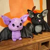 Doll Dark Series Plush Bat Toy Pentacle Moon Gothic Rock Style Bat P Doll Fophed Animal Toyhalloween Prezent Świąteczny