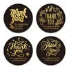 Jewelry Pouches Thank You Stickers Roll 1.5 Inch Round For Supporting My Small Business 500pcs Gold Foil Adhesive Labels