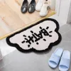 Carpets Thickened Flocking Cartoon Door Mat Bathroom Water Absorption Anti-slip Doorway Non-slip Carpet Household Floor Kitchen