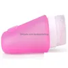 تعبئة زجاجات 100 PCS/Lot 6 Color Mini Mini Sile Bottle Points Travel Lotion Container 37ml 60ml 89ml Drop Drop of Dhkun