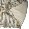 Blankets Real Fur Thicken Blanket Plush Natural Patchwork Throw Pillows Soft For Bed 150x200cm