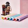 Highlighters 6PCS Kawaii Highlighter Pen Stationery Mini Oblique Tip Cartoon Wine Bottle Ice Cream Candy Color Markers Office School Supplies J230302