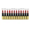 Lipstick Designer Matte Gold Tube Longlasting Easy To Wear Moisturizer 3G Beauty Makeup Drop Delivery Health Lips Dhhyt