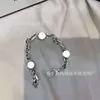 Collection de mode 2023 Nouveaux bijoux de mode de luxe de haute qualité pour version haute collier double imbriqué en argent sterling pour femmes dans un vieux bracelet en argent thaïlandais