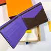 High-end multipe plånbok korta plånböcker korthållare kreditkort täcker designer lyxväska 81537