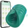 Vibrators Bluetooth Penis Vibrator voor mannen Sex Machine Glans Massager Delay Trainer Automatisch mannelijke masturbator Toys voor volwassen 230307