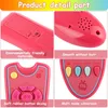 Toy Walkie Talkies Baby TV Remote Control Dzieci Musical Early Educational S Symulacja Dzieci Uczenie się dla urodzonych prezentów 230307