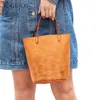 Vintage women's Single shoulder bag large capacity Tote bag Multifunctional portable cross-body female cow skin bag