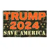 3 * 5 FT Trump a remporté le drapeau 2024 Drapeaux électoraux Donald The Mogul Save America 150 * 90cm Bannière DHL Vente en gros