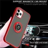 Luxury Shockproof Case For iphone 11 12 13 14 Pro Max XR XS Max 7 8 PLus Finger Ring Bracket Holder Full Camera Protection Cover