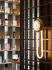 Lâmpada de parede pós-moderna Designer de mármore em forma de U Escritório de vendas em estilo chinês El Lobby Modelo Sala Living