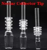 10mm 14mm 18mm Quartz Collector Tips Thick Drop Quartz Tester Straw Tube Tip for Mini NC Kits Smoking