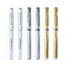 Żelowe długopisy 36PCS biały atrament 10 mm Pen PET PERTALNY GRAFFITI Metaliczny znacznik farby Pióra Gold Srebrne białe pióra Dyspateria sztuki J230306