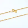 Ketens Allnoel 925 Sterling Silver Chain voor ketting Verkoop 14K Gold Cross 450mm