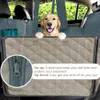 Funda de asiento de coche para viajes al aire libre para perros 100 estera impermeable para mascotas Protector de cojín de hamaca de malla con cremallera y bolsillo 230307