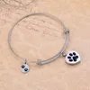 Bangle MJB5019 Pet Dog rostfritt stål Ash Pendant Cremation Jewelry Urn Armband