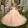 Pink Flower Girl Dress For Special Occasion Bridesmaid Party Wedding Pageant Birthday Photoshoot Christmas Communion