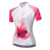 Racing Jackets Weimostar Cycling Bike Bicycle Clothing Clothes Women Jersey Jacket Flowers