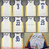 2023 Nieuw Basketbal 30 Stephen 3 Poole Curry Jersey Met 6 Patch 11 Klay 22 Andrew Thompson Wiggins Draymond 23 Groen Zwart Truien Heren Dames Jeugd Kinderen Jongens Maat S-XXL