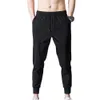 Мужские брюки Ice Silk's Men's Hethable Casual Bants Clothing Clothing Joggers Sweat Ants