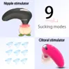 Vibratorer hwok oral sugande vibrator 9 hastigheter slickar vibrerande sexleksaker för kvinnliga tungnippel klitoris stimulator kvinnlig onani 230307