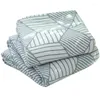 Одеяла современное минималистское геометрическое мягкое одеяло и бросает летнее марля