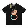 Nuova maglietta estiva da uomo T-shirt da uomo con stampa animalier moda da donna T-shirt a maniche corte da uomo taglia XS-L