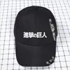 Ball Caps Anime Attack On Titan Snapback Cotton Baseball Cap Men Women Hip Hop Dad Mesh Hat Trucker