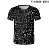 Hommes t-shirts drôle 3d chemise formule mathématique été T-shirt Streetwear T-shirt hommes surdimensionné doux T-shirt t-shirts surdimensionné 2023