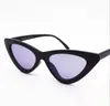 Nya kvinnor färgade lins kattögon solglasögon varumärkesdesigner inspirerade retro solglasögon nyanser 12 st/ parti gratis frakt