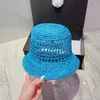 Womens Luxury Designer Straw Bucket Hat Mens Fashion Summer Fisher Hat Sun Hat Letters F Knitted Hat Casquette Baseball Cap Beanie 2303073BF
