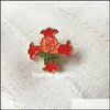 Pins spille 10pcs Croce rossa di Costantino Rose glitter Pins Spettaio Muratore Distintivo di smalto personalizzato BASSO