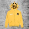 Kvinnors hoodies tröjor gotiska punk tröja streetwear kvinnor trycker långärmad hoodies casual blixtlås jacka huvtröjor y2k skalle unisex cardigan 230307