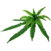 Fleurs décoratives Faux Plante Décor 3 Styles Fougère Plantes En Plastique Résistant Aux UV Belle Vert Imitation Herbe Ornement