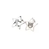 70% rabatt på 2023 Nya lyxiga högkvalitativa modesmycken för Sterling Silver Star Love Fearless Cortile Men's and Women's Earrings Valentine's Day Gift