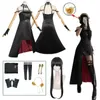 Costumes de anime Yor forger cosplay anime espião x cosplay da família vêm yor forger wig vestido preto roupas de roupa