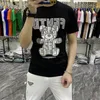 Mens camisetas Designer Homens Mulheres Camiseta Tops Moda Mulheres Camisas Tees Puro Algodão Manga Curta Tendência Rua Roupas Pretas Camisetas