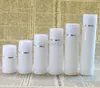 100ml 150ml packing bottles Plastic Airless Pump Bottles Silver Line Maquiagem Liquid Containers Packaging Bottles 100pcs